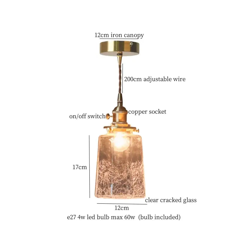 clear glass led pendant light brass pair for bedroom
