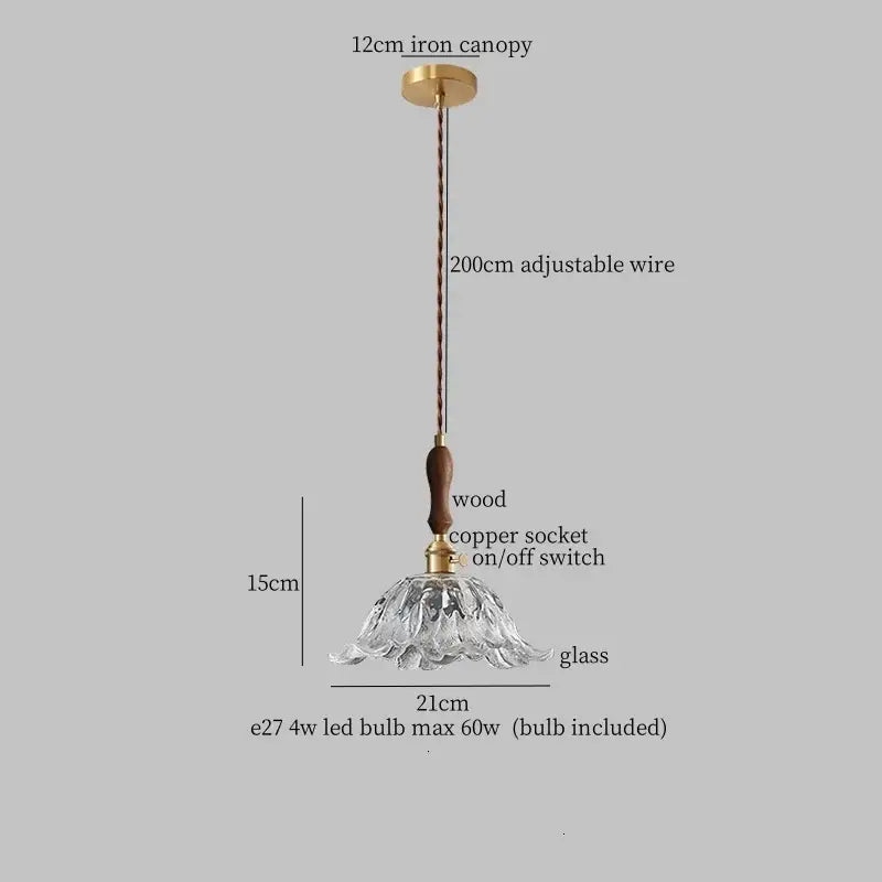 clear glass led pendant light brass pair for bedroom