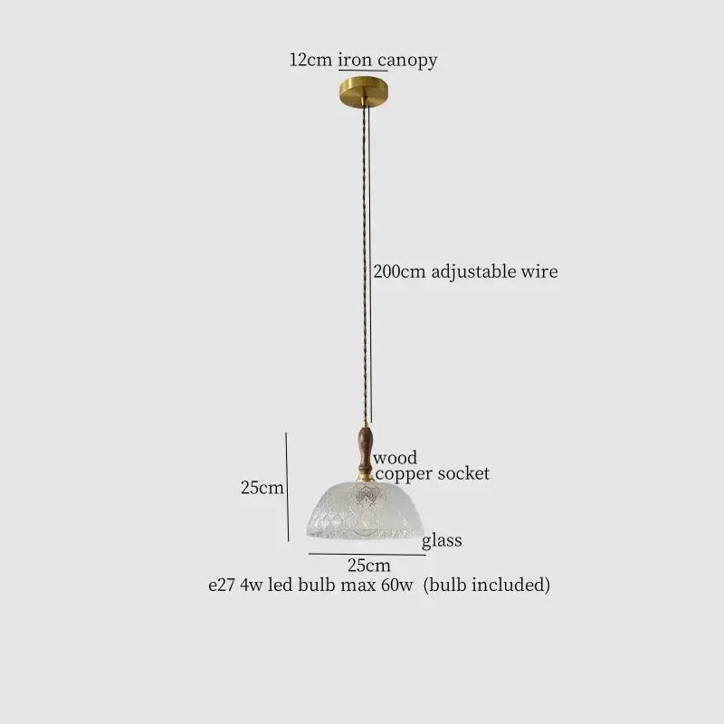 clear glass led pendant light brass pair for bedroom