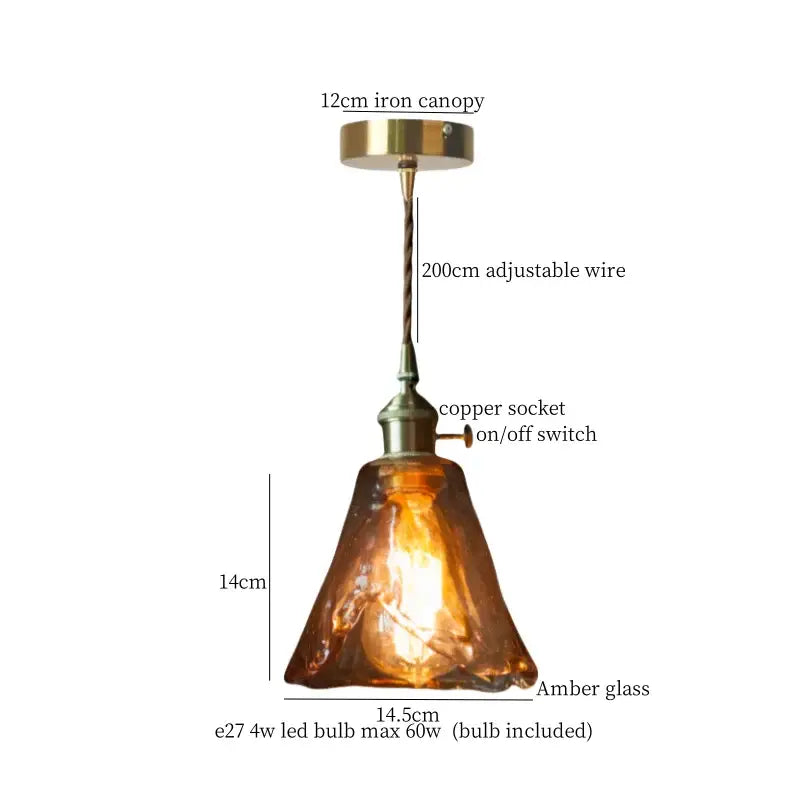 clear glass led pendant light brass pair for bedroom