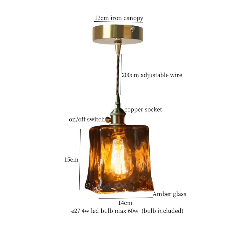 clear glass led pendant light brass pair for bedroom