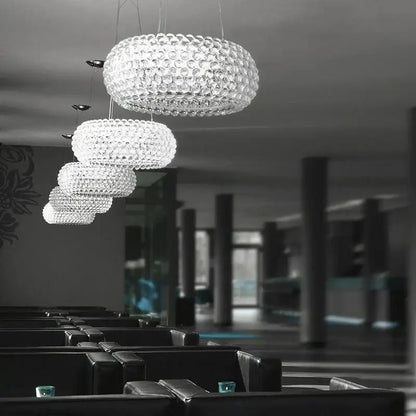 clear gold acrylic pendant lights living room chandelier