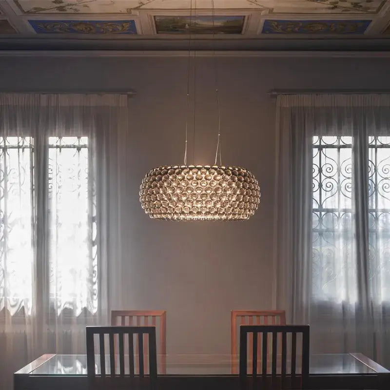 clear gold acrylic pendant lights living room chandelier
