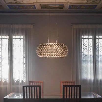 clear gold acrylic pendant lights living room chandelier