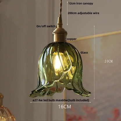 clear leaf gold textured glass pendant light dining room