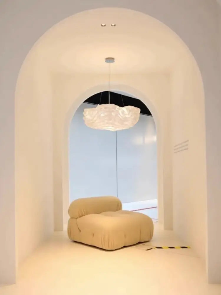 cloud chandelier sculptural cream pendant light bedroom