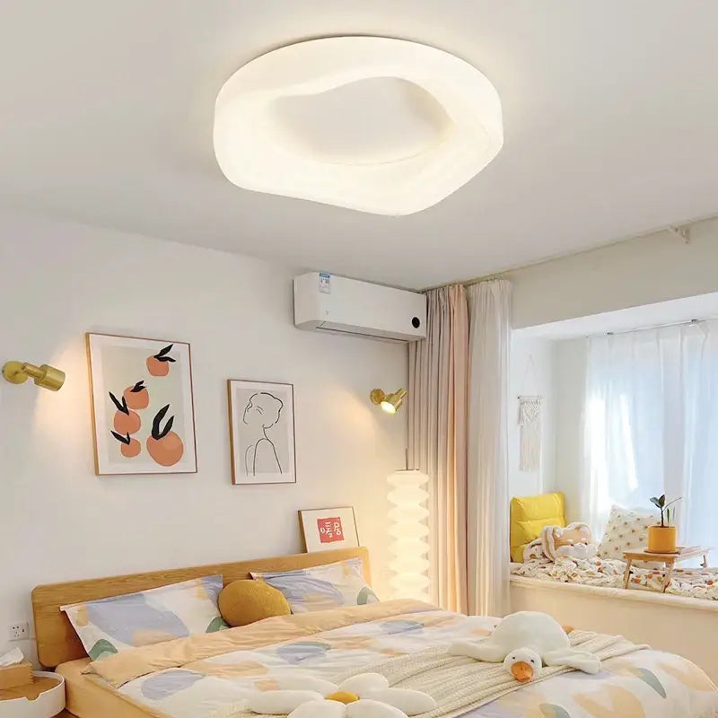 cloud cookie led chandelier – white bedroom light