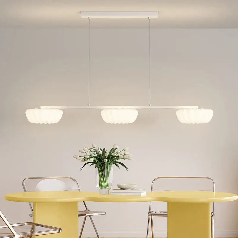 cloud cookie led chandelier – white bedroom light