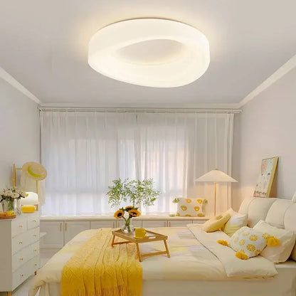cloud cookie led chandelier – white bedroom light