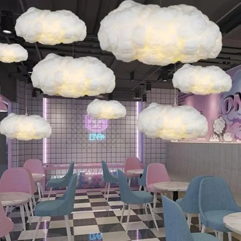 cloud cotton pendant light for living room