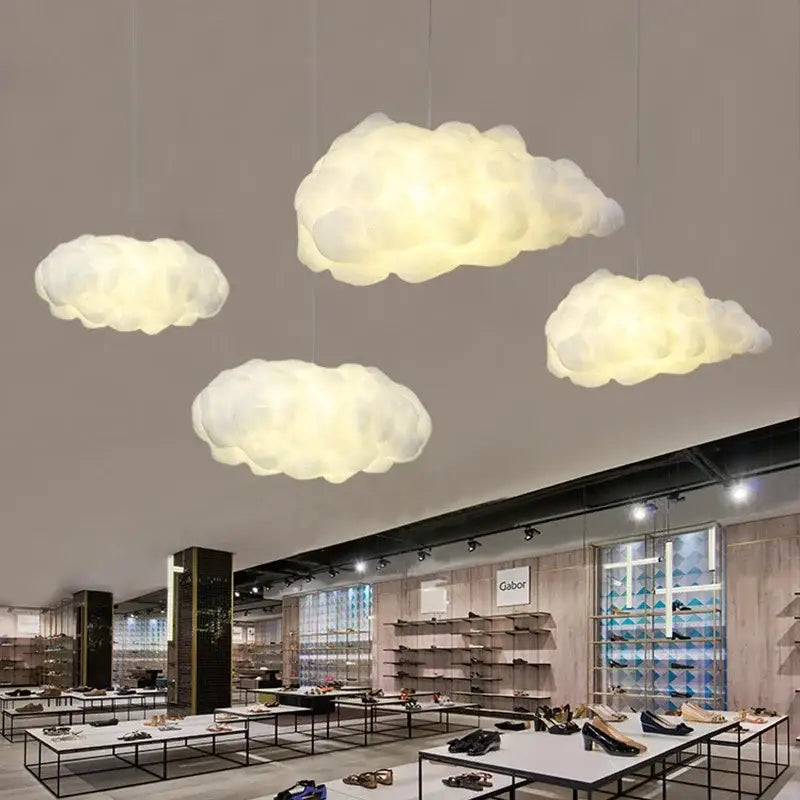 cloud cotton pendant light for living room