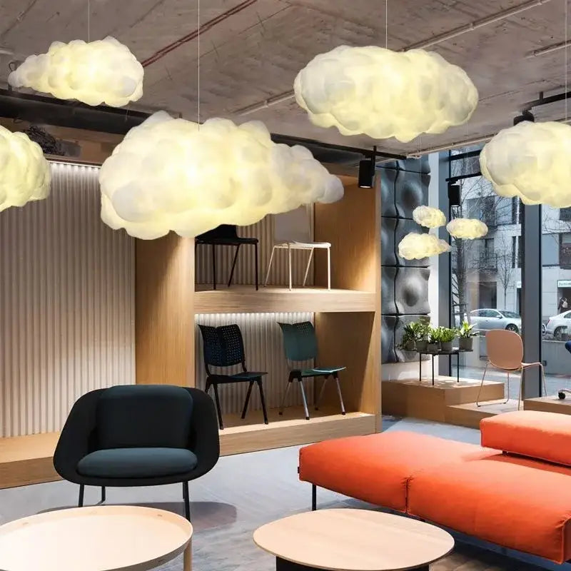cloud cotton pendant light for living room