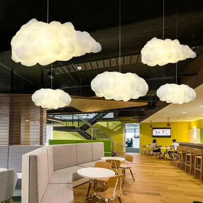 cloud cotton pendant light for living room