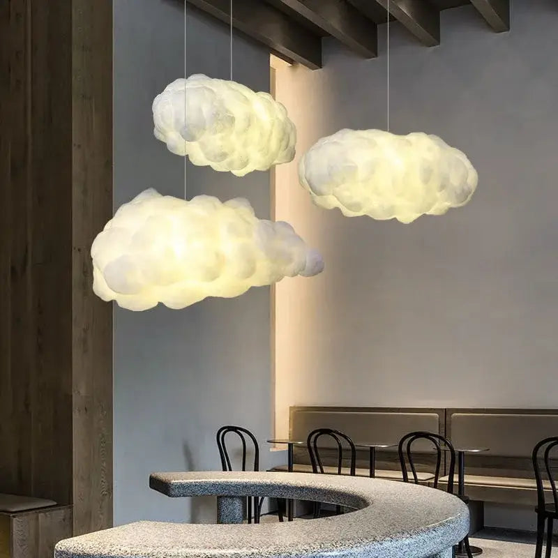 cloud cotton pendant light for living room