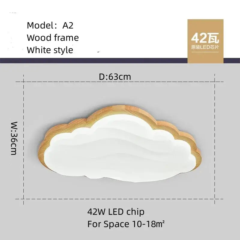 cloud lamp warm white led ceiling light – bedroom decor
