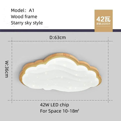 cloud lamp warm white led ceiling light – bedroom decor