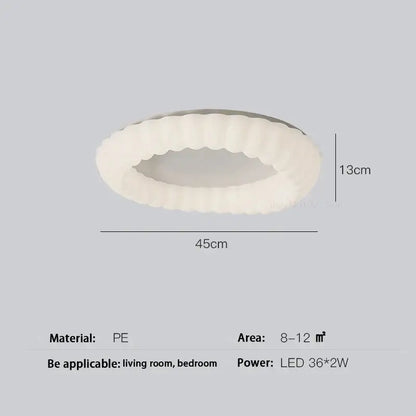 cloud led chandelier frosted white glass bedroom light