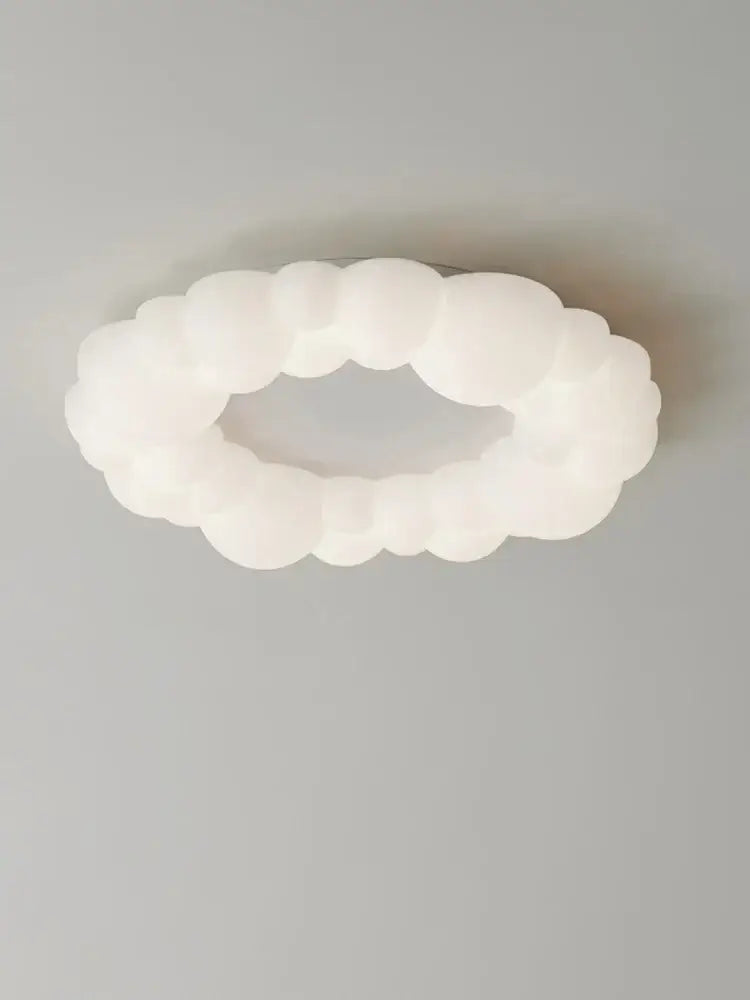 cloud led chandelier frosted white glass bedroom light
