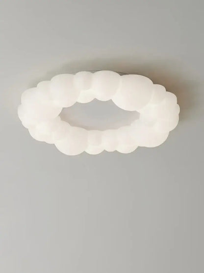 cloud led chandelier frosted white glass bedroom light