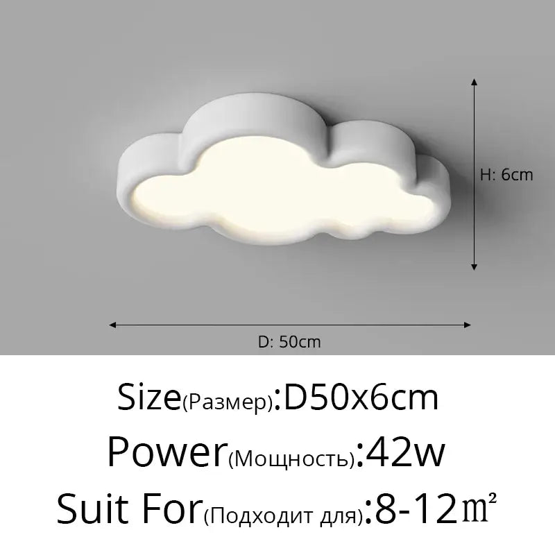 cloud led chandelier natural wood light for child room