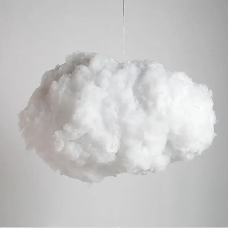 cloud led pendant white & pale yellow bedroom light