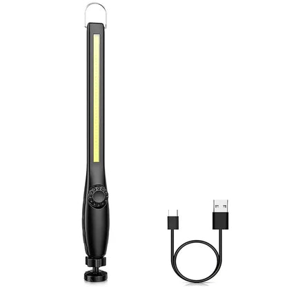 cob led black clip on work light garage inspection lamp