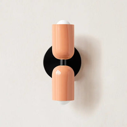 Modern olive & cream wall sconce bedroom light