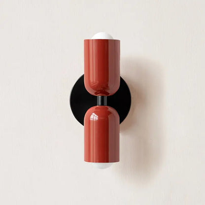 Modern olive & cream wall sconce bedroom light