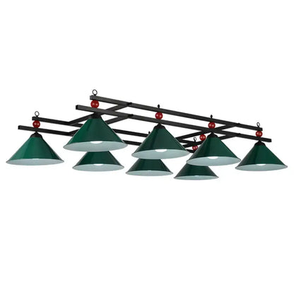 Industrial black metal pendant ceiling light game room billiards accent