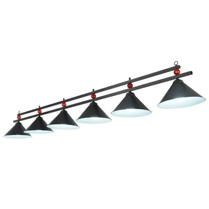 Industrial black metal pendant ceiling light game room billiards accent