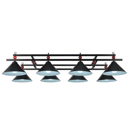 Industrial black metal pendant ceiling light game room billiards accent
