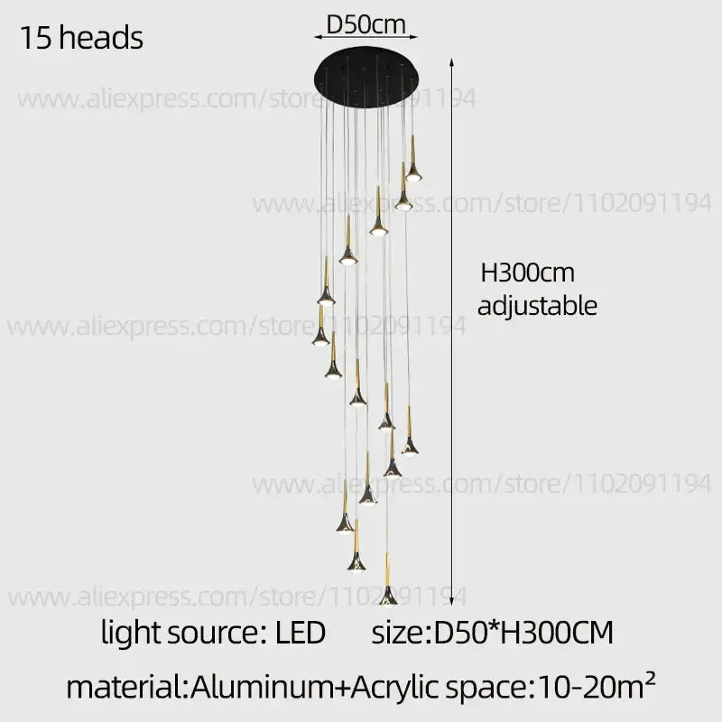 contemporary horn chandelier living room black glass light