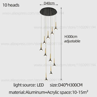 contemporary horn chandelier living room black glass light