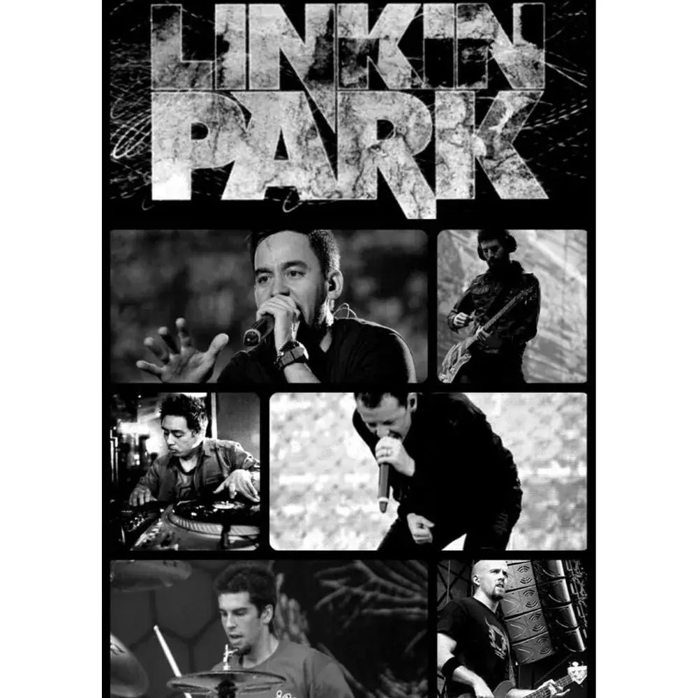 Modern black framed album poster wall art bedroom set of 5