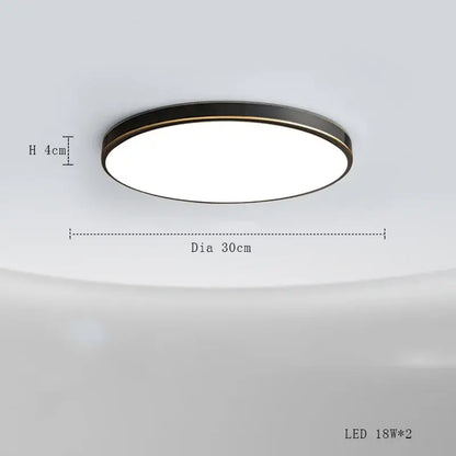 Modern brushed brass copper ceiling lamp bedroom frosted glass light