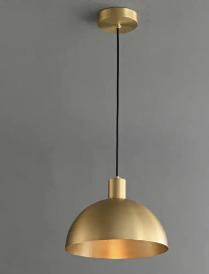 copper chandelier brushed gold kitchen pendant light