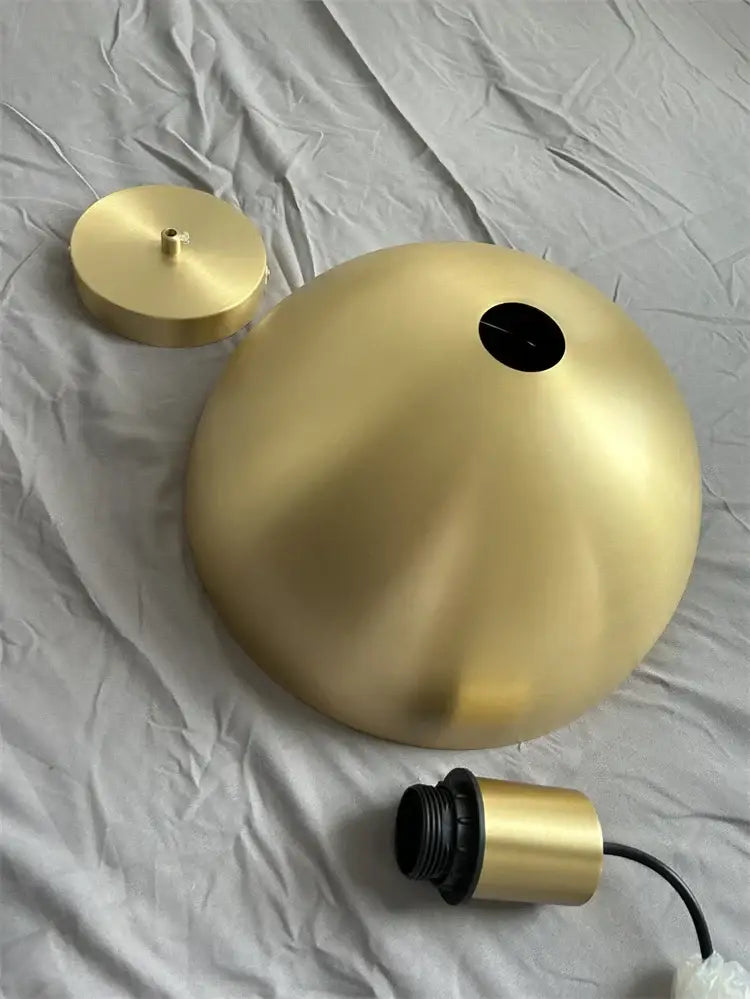 copper chandelier brushed gold kitchen pendant light