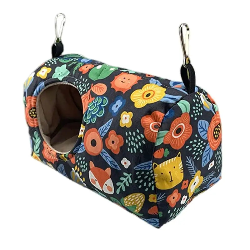 Cozy hanging hammock floral print warm bird nest for bedroom