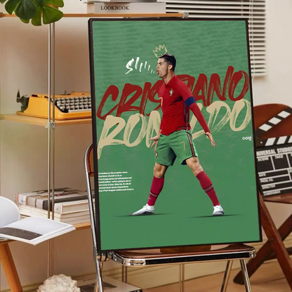 DecorBites™ CR7 Self-Adhesive Art Poster for Home Decor