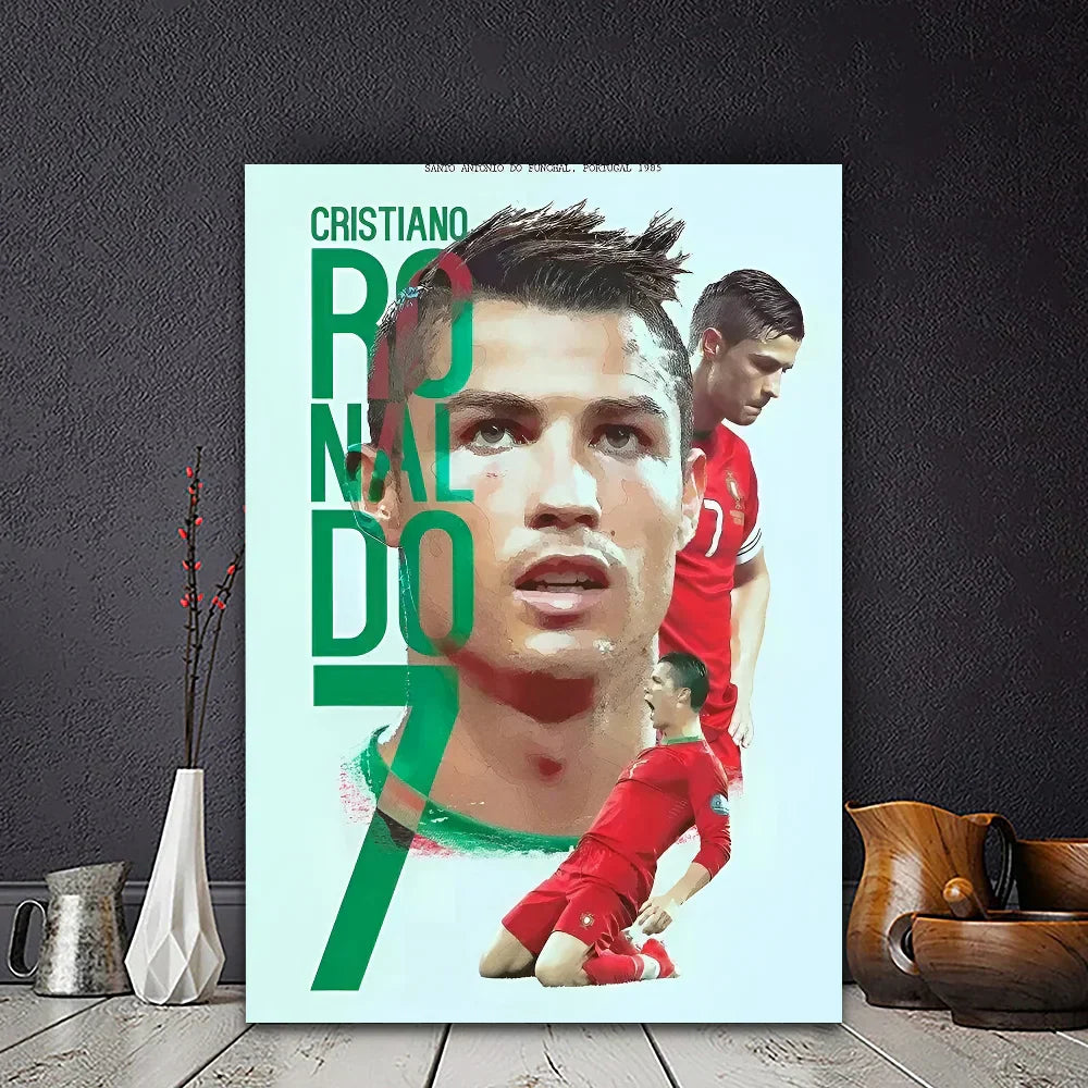 DecorBites™ CR7 Self-Adhesive Art Poster for Home Decor