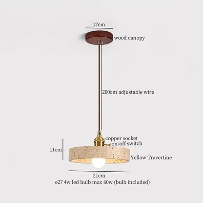 cream glass led pendant light with wood ears for bedroom