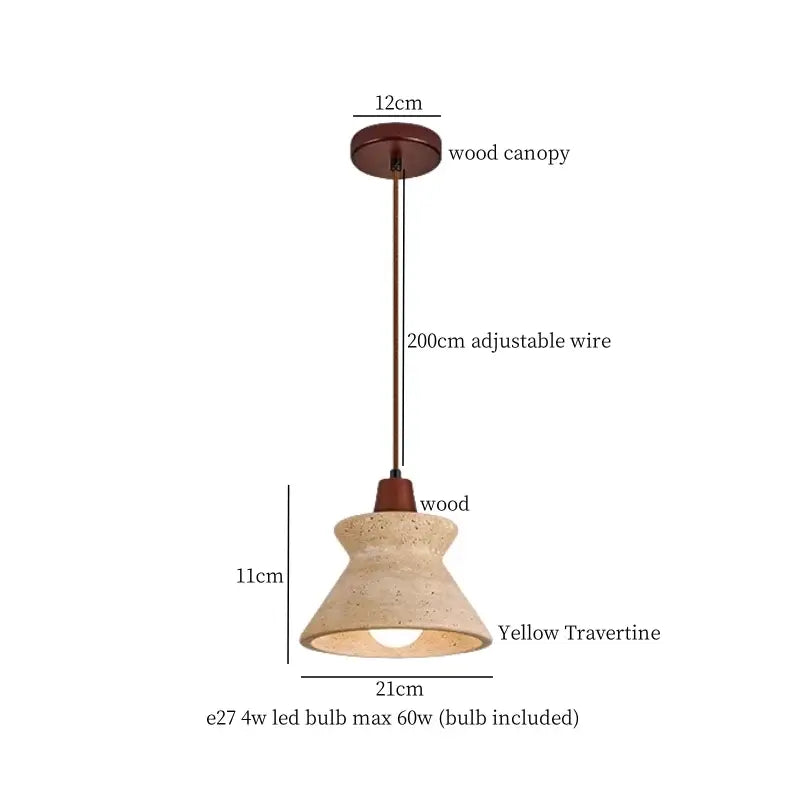 cream glass led pendant light with wood ears for bedroom