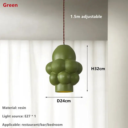 creamy wind led cloud pendant light for dining room