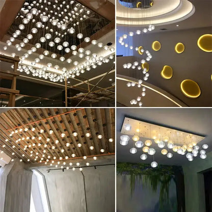 crystal ball chandelier dining room led pendant light