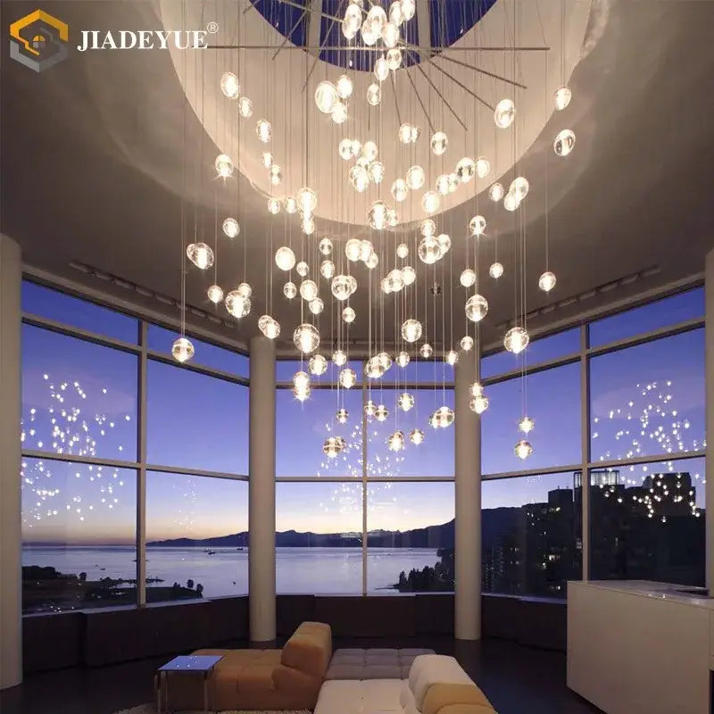 crystal ball chandelier dining room led pendant light