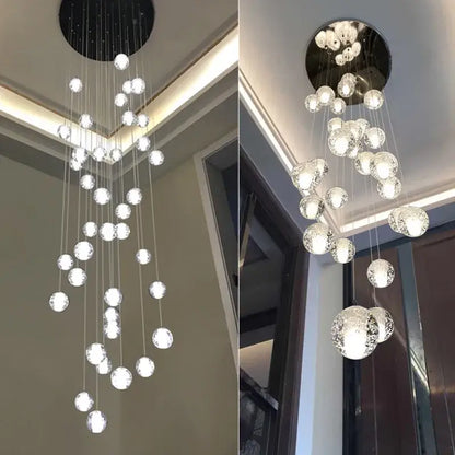 crystal ball chandelier dining room led pendant light