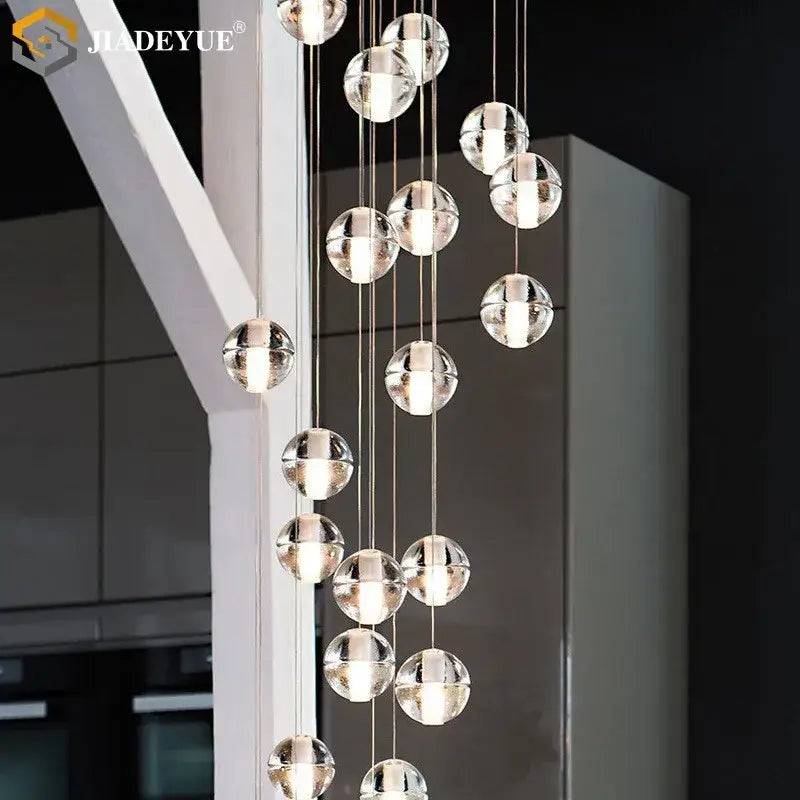 crystal ball chandelier dining room led pendant light