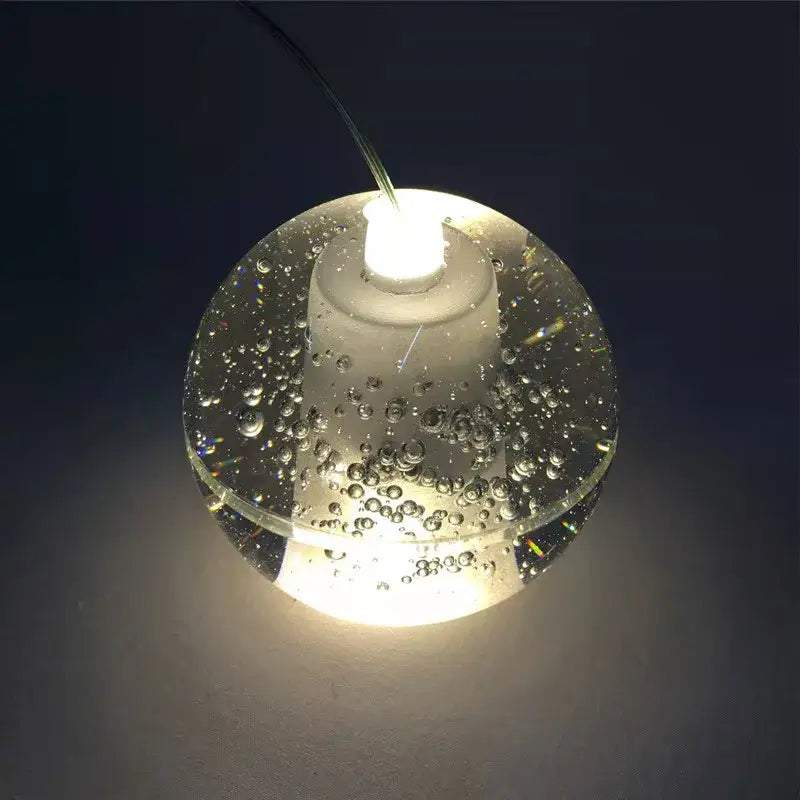 crystal ball chandelier dining room led pendant light