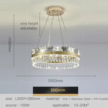 crystal butterfly living room luxury gold chandelier