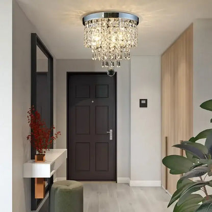 crystal ceiling chandelier living room luxury led light